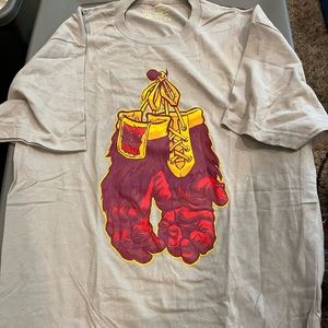 Boxing Hands Shirt Grey Size XL